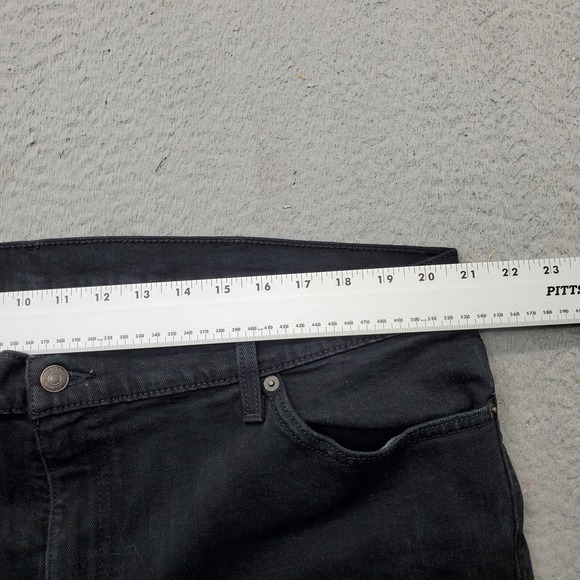 Levi's 511 Jeans Men Size 40x30 Black Denim Straight Leg Red Tab 5-Pocket Design - Picture 6 of 9